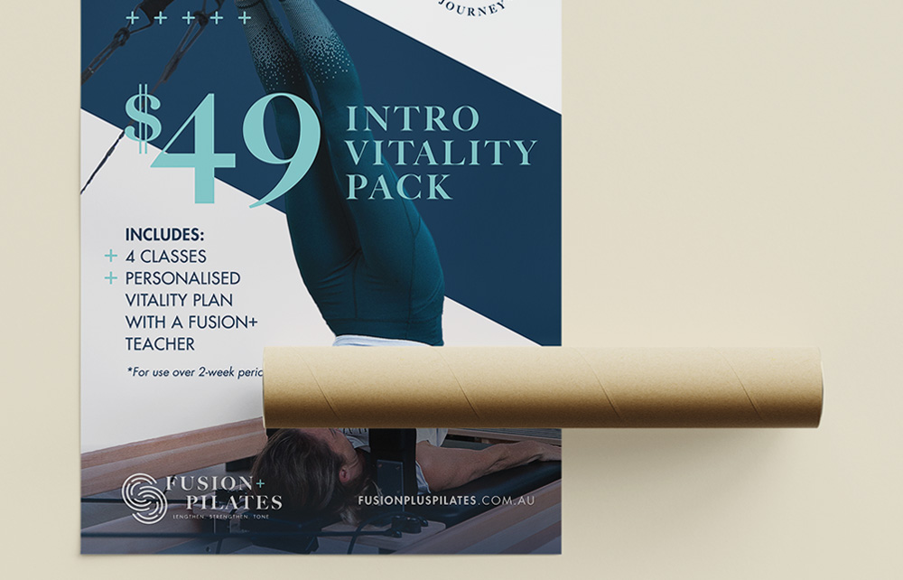 Fusion+ Pilates Posters